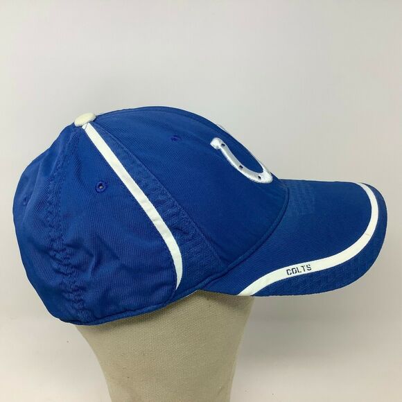 Reebok Onfield Indianapolis Colts Hat NFL Fitted Size L/XL Blue White - Picture 2 of 10